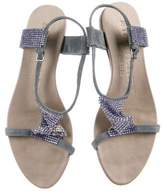 Thumbnail for your product : Burberry Embellished T-Strap Sandals