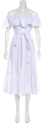 Lisa Maree Lisa Marie Off-the-Shoulder Midi Dress