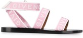 Thumbnail for your product : Givenchy Logo Strap Flat Sandals