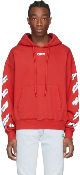 off white hoodie airport tape