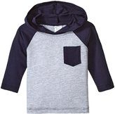 Thumbnail for your product : City Threads Hooded Raglan w/Pocket (Baby) - Gray/Navy - 18-24 Months