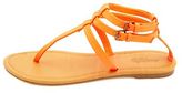 Thumbnail for your product : Charlotte Russe Neon Triple T-Strap Thong Sandals