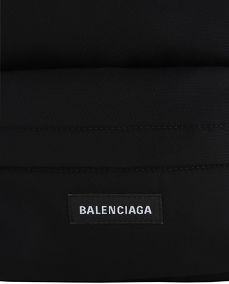 Balenciaga Double Explorer Nylon Backpack W/logo