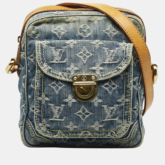 Vuitton - Baggy - Denim - Shoulder - M95049 – Louis Vuitton Bisten 65  suitcase in monogram canvas and natural leather - Louis - PM - Louis Vuitton  Jaspers - Bag - Monogram