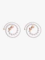 Thumbnail for your product : Y/Project Y / Project white spiral pearl earrings