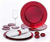 Thumbnail for your product : WATERSIDE 12-Piece Charger Plate Set - Red