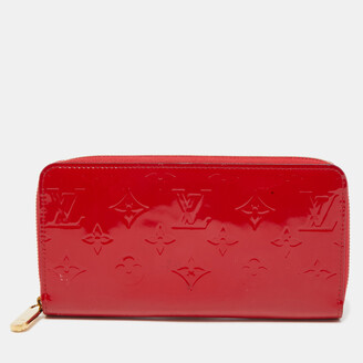 Louis Vuitton Monogram Vernis Zippy Wallet Long Wallet Woman