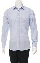 Thumbnail for your product : Moschino Windowpane Button-Up Shirt w/ Tags