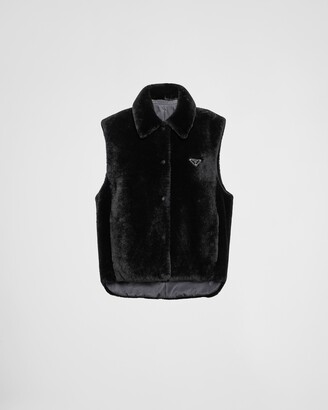 Prada Shearling vest - ShopStyle