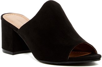hayzel block heel mule