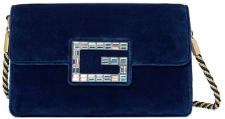 Gucci blue Shoulder bag with Square G
