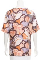 Thumbnail for your product : See by Chloe Abstract Print Silk Top