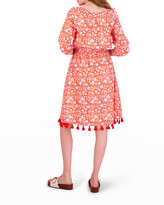 Thumbnail for your product : Mer St Barth Solange Popover Tassel Mini Dress