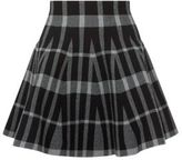 Thumbnail for your product : New Look Teens Black Jacquard Check Skater Skirt