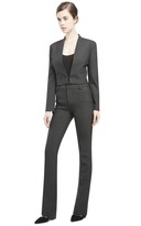 Thumbnail for your product : Alice + Olivia Madine Cropped Straight Blazer
