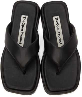 TheOpen Product Black Flip Flop Sandals