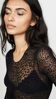 Thumbnail for your product : Commando Chic Mesh Leopard Tee