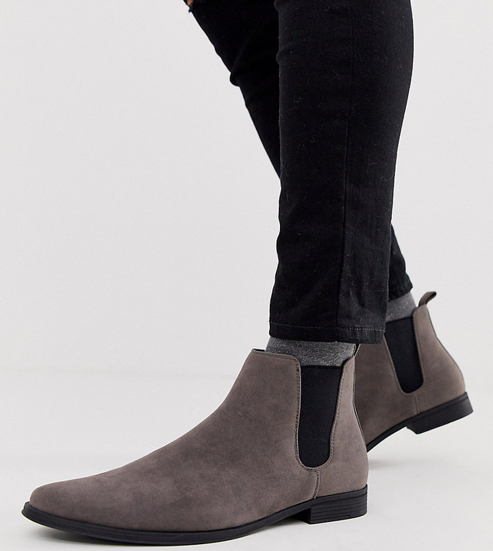 Grey Chelsea Boot Men | Shop the world's largest collection of fashion |  ShopStyle UK