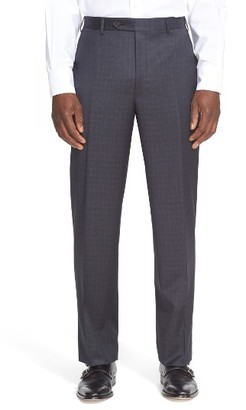 Canali Men's Classic Fit Check Wool Suit