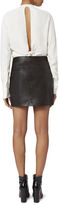 Thumbnail for your product : Helmut Lang Stretch Leather Skirt