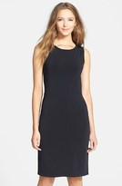 Thumbnail for your product : Halogen Sleeveless Stretch Knit Sheath Dress