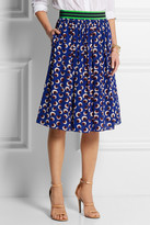 Thumbnail for your product : Stella McCartney Lucy printed silk crepe de chine skirt