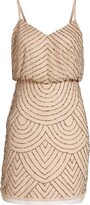 Thumbnail for your product : Adrianna Papell Sequin Mesh Blouson Dress