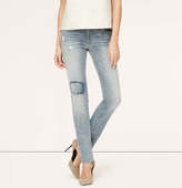 Thumbnail for your product : LOFT Tall Modern Skinny Jeans in Rip & Repair Coastal Blue