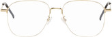 Thumbnail for your product : Saint Laurent Gold SL 391 Wire Glasses