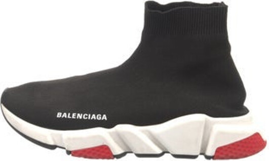 Balenciaga Speed Trainer 'Black Red' Sock Sneakers - ShopStyle