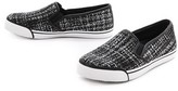 Thumbnail for your product : Alice + Olivia Piper Tweed Slip On Sneakers