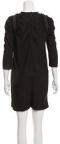 Thumbnail for your product : Marni Three-Quarter Sleeve Gathered Romper