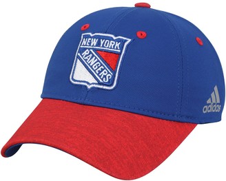 adidas Women's Blue/Red New York Rangers Unstructured Alpha Adjustable Hat  - ShopStyle