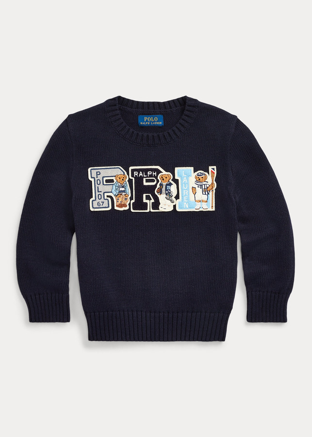Ralph Lauren Polo Bear Cotton Sweater ShopStyle Boys' Clothing