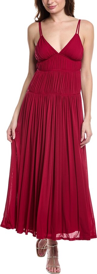 Rebecca Taylor Ruched Maxi Dress