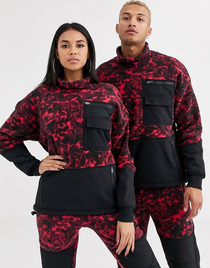 The North Face 94 Rage Fleece in rose red - ShopStyle Sweaters