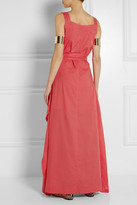 Thumbnail for your product : Vivienne Westwood Zeta asymmetric cotton maxi dress