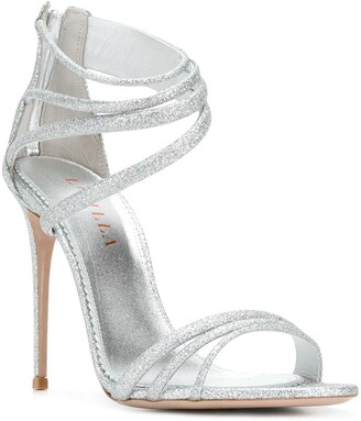 Le Silla Glitter Strappy Sandals