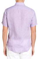 Thumbnail for your product : Zachary Prell Kaplan Slim Fit Linen Sport Shirt