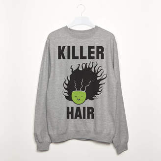 Batch1 Killer Hair Women’s Halloween Slogan Sweatshirt