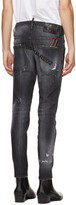 Thumbnail for your product : DSQUARED2 Black Studded Skater Jeans