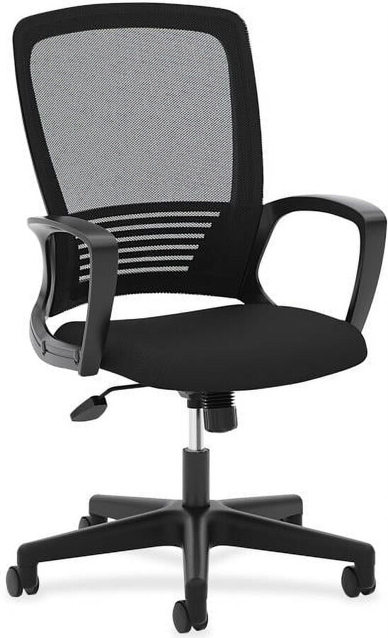 HON basyx VL525 Mesh High-Back Task Chair, Black