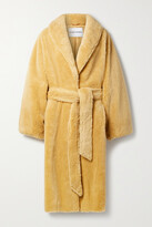 Thumbnail for your product : Stand Studio Zoey Belted Wool-blend Coat - Beige