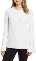 Thumbnail for your product : Karl Lagerfeld Paris Embellished Sleeve Sweater