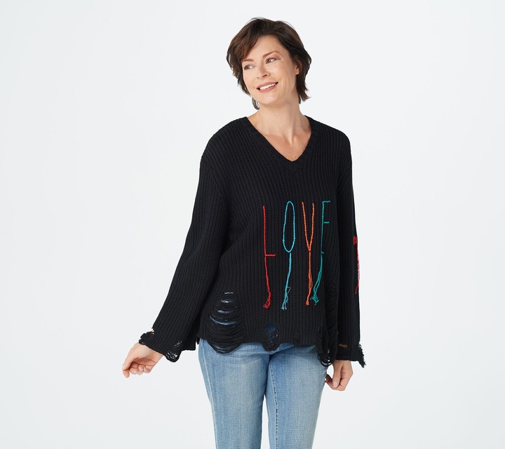 Peace love world sweater Clearance