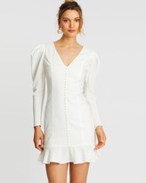 Thumbnail for your product : Santina Nicole SANTINA-NICOLE - Women's White Mini Dresses - Sole Linen Buttoned Mini Dress - Size One Size, 10 at The Iconic