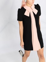 Thumbnail for your product : Elisabetta Franchi Peter Pan Collar And Bow Mini Dress