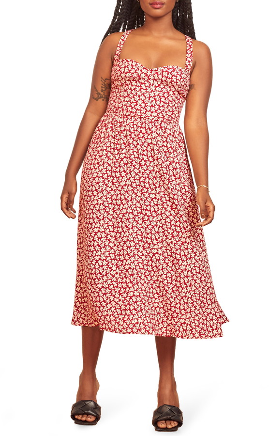 criss cross back sundress