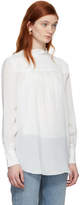Thumbnail for your product : See by Chloe White Tassel Bow Blouse