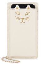 Thumbnail for your product : Charlotte Olympia Feline iPhone 5 Leather Case